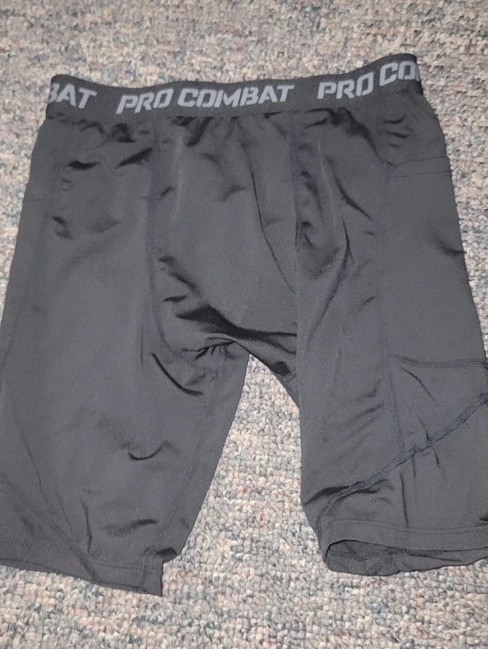 Pro Combat Black Compression Shorts